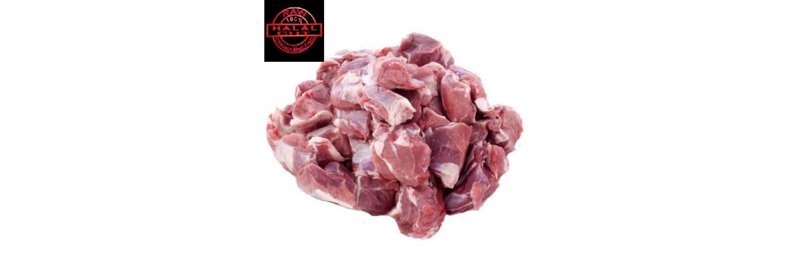 Raw Fresh Boneless Mutton - Meat 