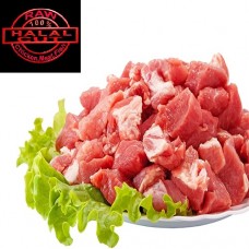 Raw Fresh Boneless Mutton - Meat 1kg (Only Fresh not Frozen)